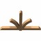 Ekena Millwork Redmond Smooth Timber Gable Bracket, Western Red Cedar, 84"W x 49"H x 5 1/2"D x 5 1/2"F, 14/12 Pitch GBW084X49X0606RED00SWR - alternate 2